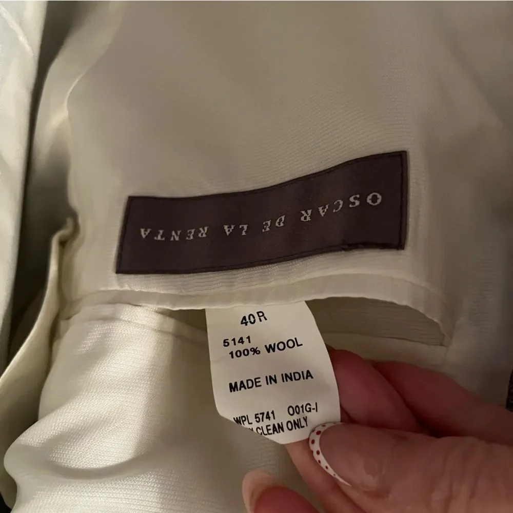 Oscar del la Renta Tan Men's Blazer
